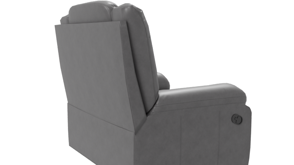 Stylish Reclining Chair Model - Professional 3D Model Render 7