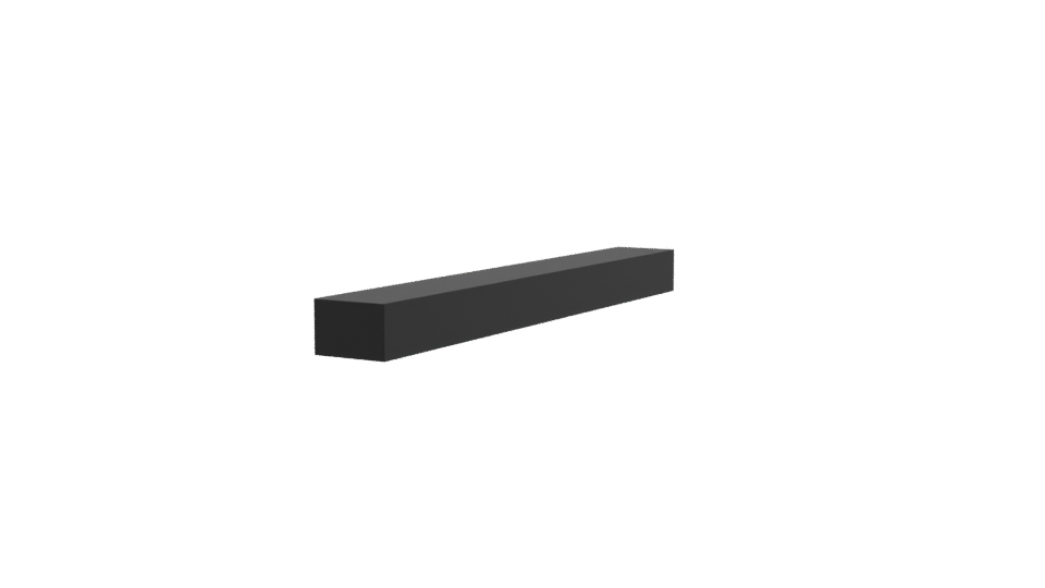 Sleek Minimalist Display Shelf 3D - Professional 3D Model Render 9