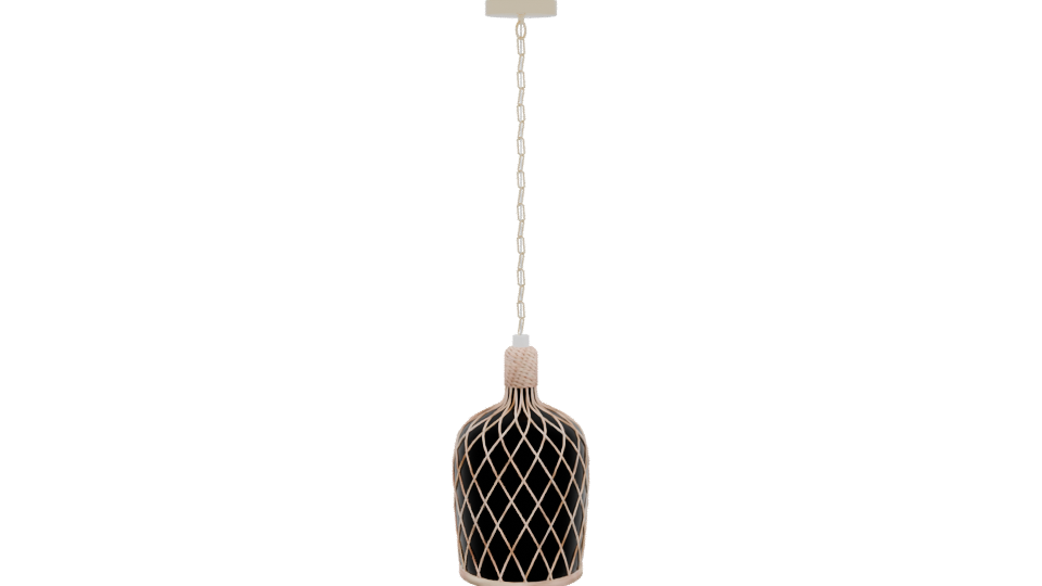 Stylish Pendant Light Fixture 3D - Professional 3D Model Render 3