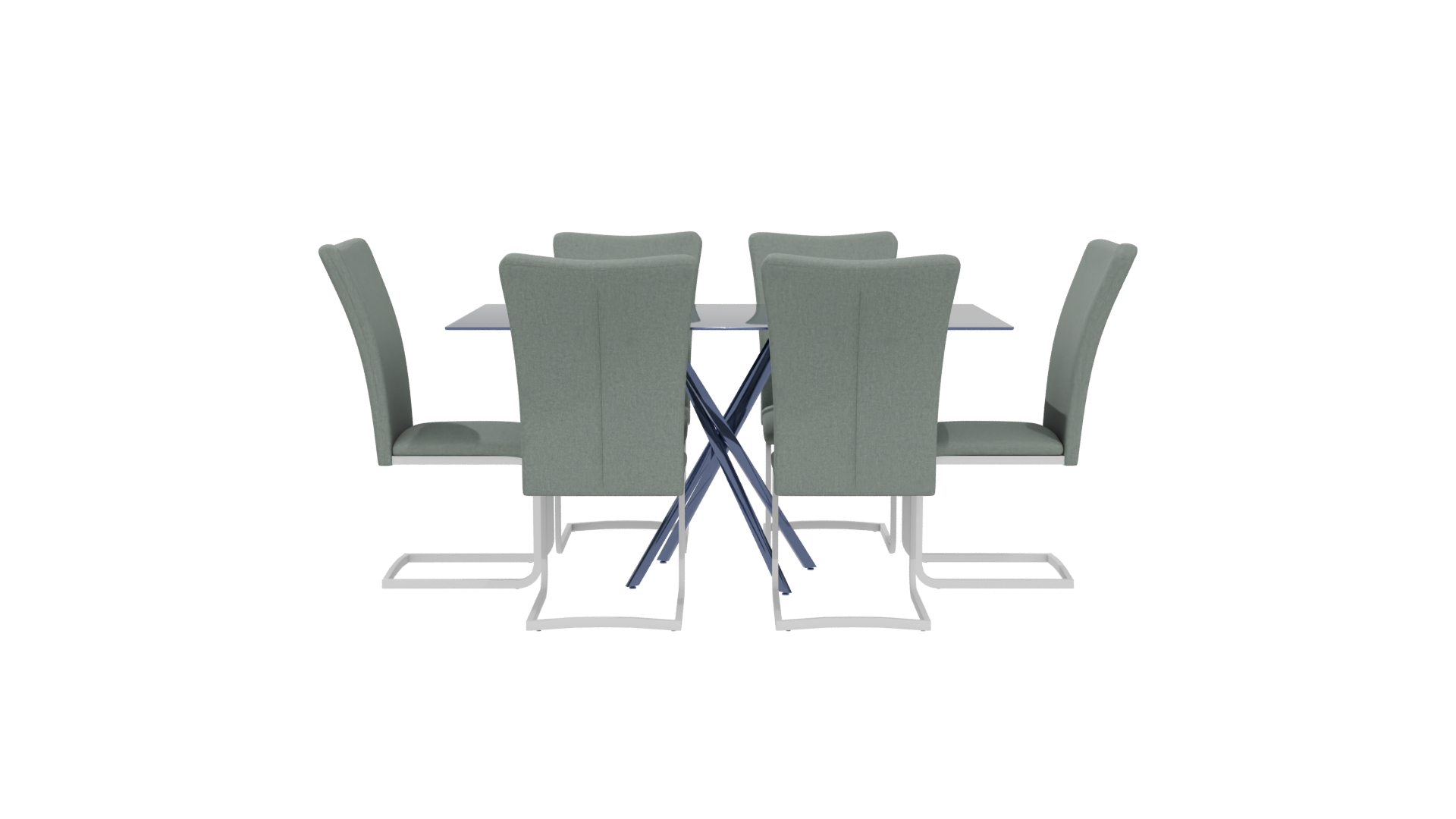 Rectangular Dining Table 3D Model - Professional 3D Model Render 5