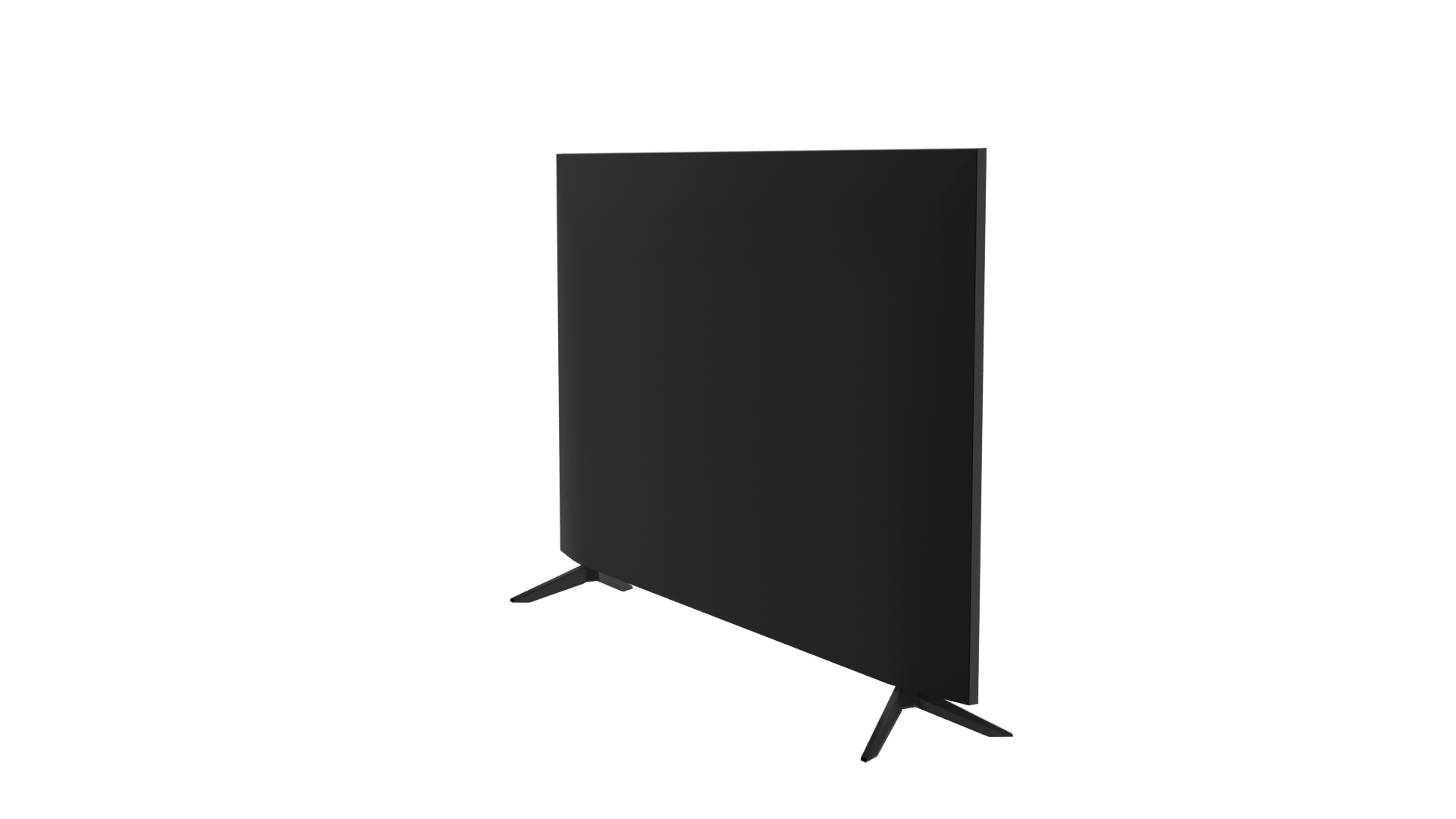 Sleek Flat Screen TV Model - Professional 3D Model Render 7