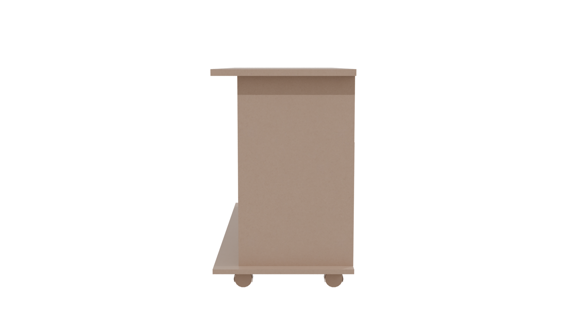 Modern Wooden Console Table 3D - Professional 3D Model Render 2