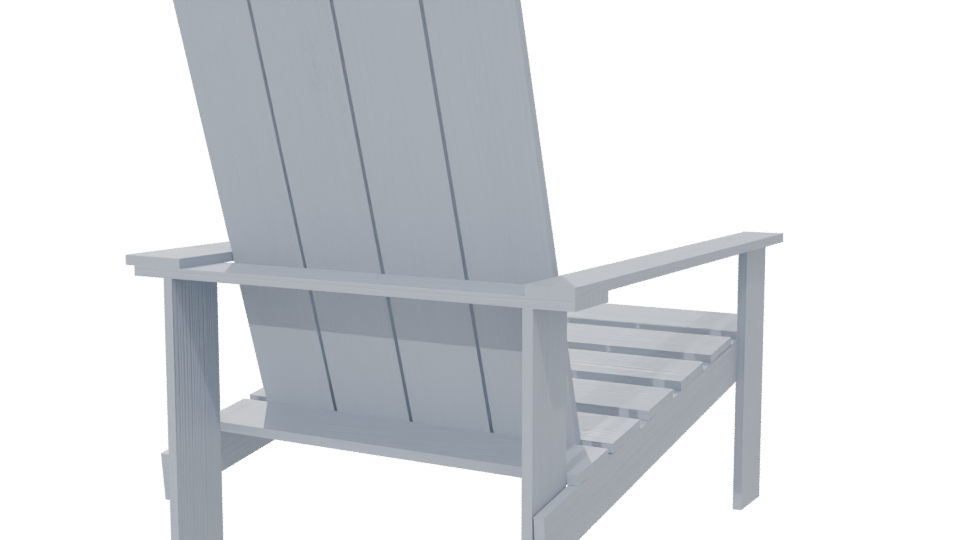 Stylish Outdoor Lounge Chair 3D - Professional 3D Model Render 6
