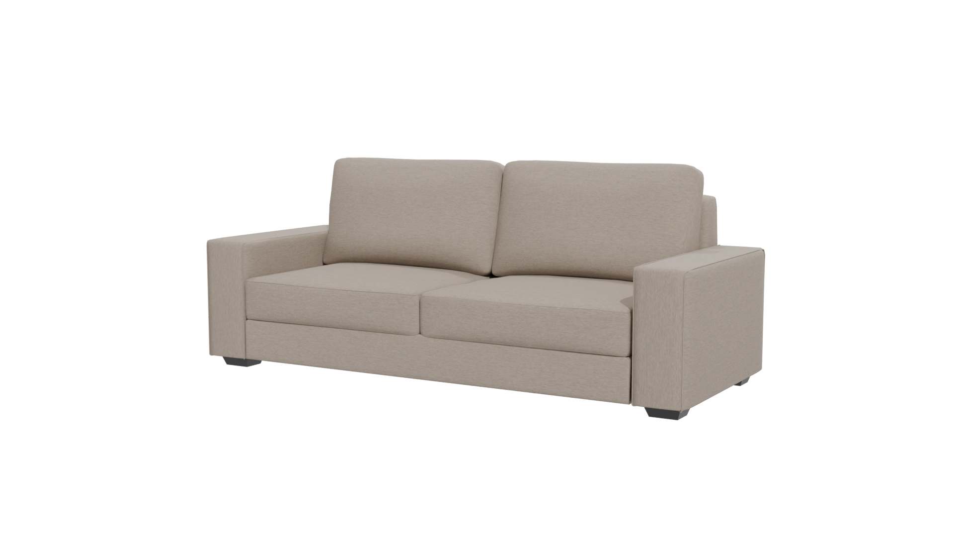 Contemporary Fabric Sofa 3D Model - Professional 3D Model Render 12