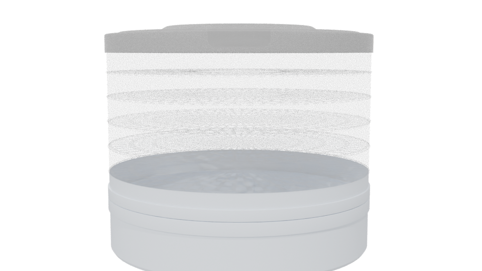 Compact Food Dehydrator 3D Model - Professional 3D Model Render 6