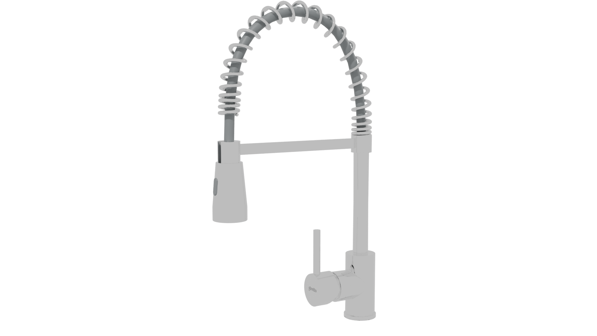 Modern Kitchen Faucet 3D Model - Professional 3D Model Render 13