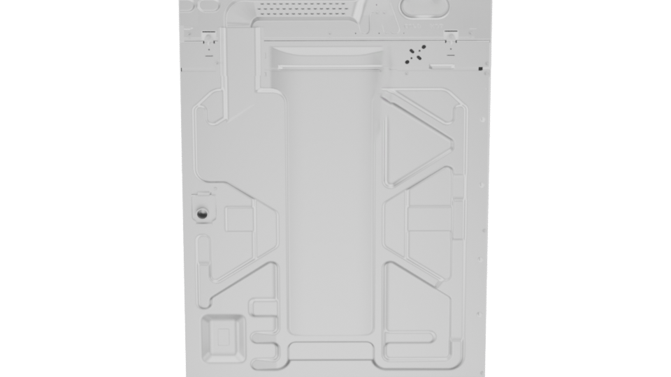 Stylish Front Load Washer 3D - Professional 3D Model Render 5