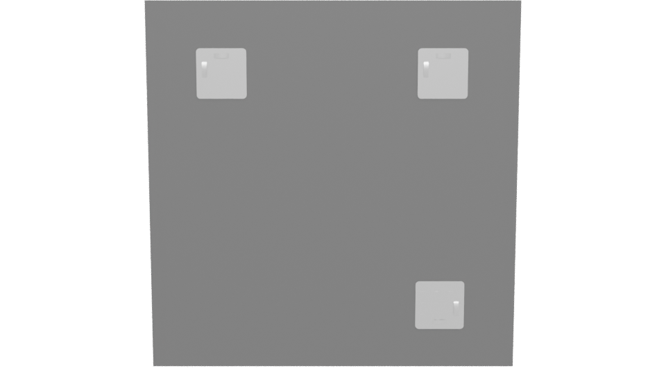 Sleek Metal Panel 3D Model - Professional 3D Model Render 5