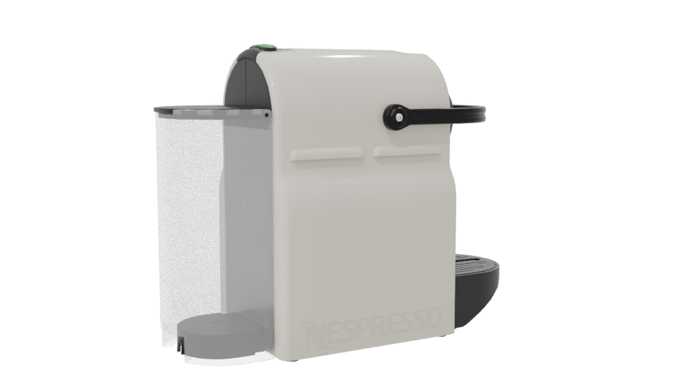 Compact Espresso Coffee Machine 3D Model - Professional 3D Model Render 7