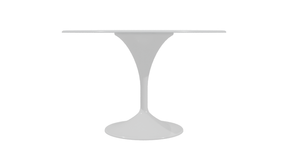 Sleek Modern Dining Table 3D - Professional 3D Model Render 3