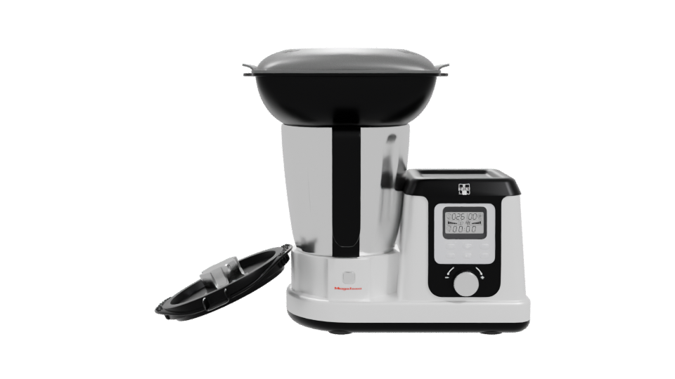 Kitchen Robot MagChef 3D Model - Professional 3D Model Render 11