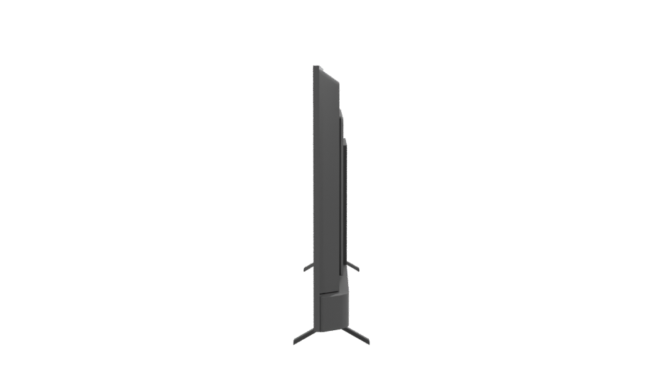 Sleek Modern LED TV Model - Professional 3D Model Render 2