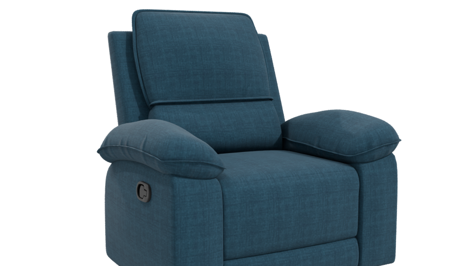 Stylish Recliner Armchair 3D Model - Professional 3D Model Render 10