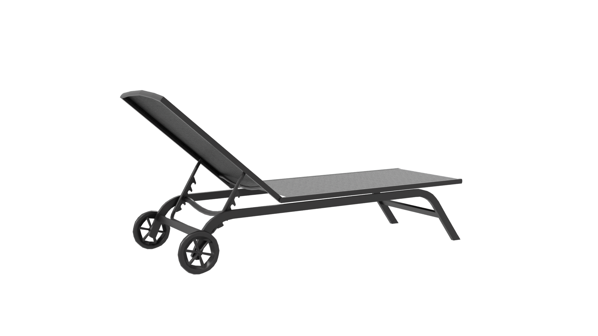 Outdoor Chaise Lounge Chair 3D - Professional 3D Model Render 7