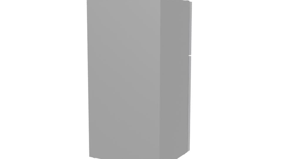Sleek Refrigerator 3D Model - Professional 3D Model Render 6