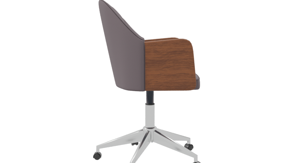 Stylish Modern Office Chair 3D - Professional 3D Model Render 8