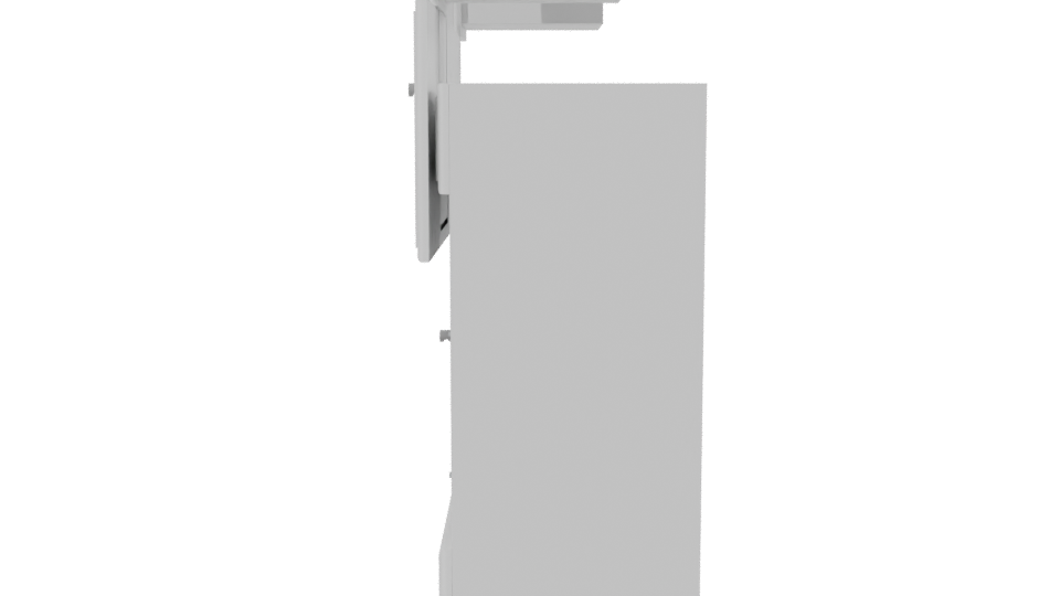 Contemporary Bathroom Vanity Unit 3D Model - Professional 3D Model Render 2