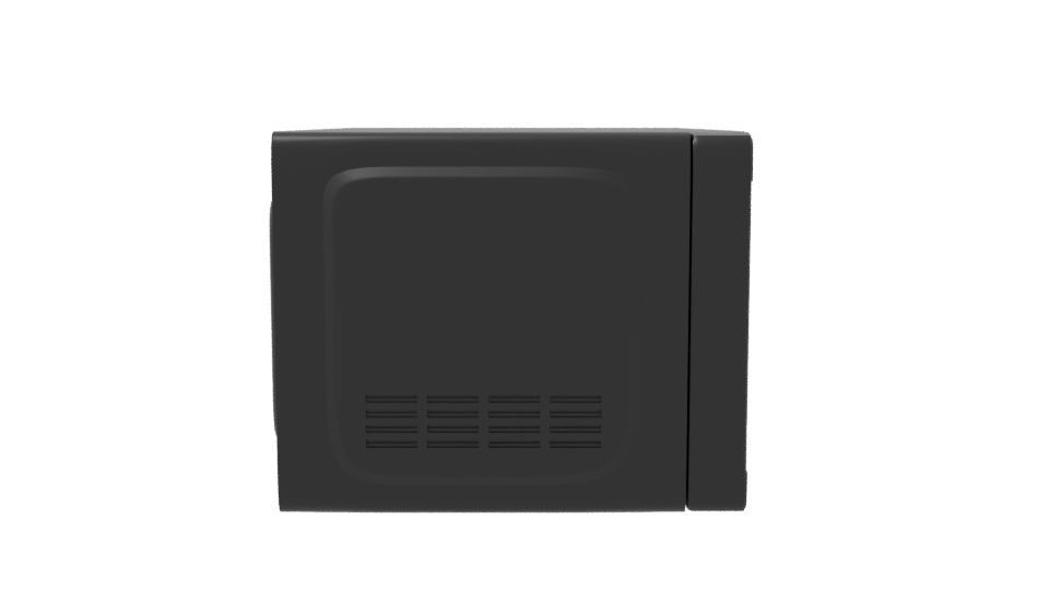 Sleek Kitchen Microwave Model - Professional 3D Model Render 8