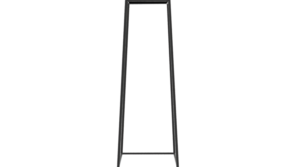 Minimalist Metal Display Stand - Professional 3D Model Render 8