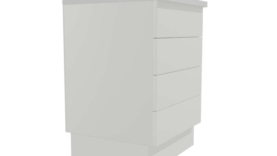 Modern Chest of Drawers 3D Model - Professional 3D Model Render 9