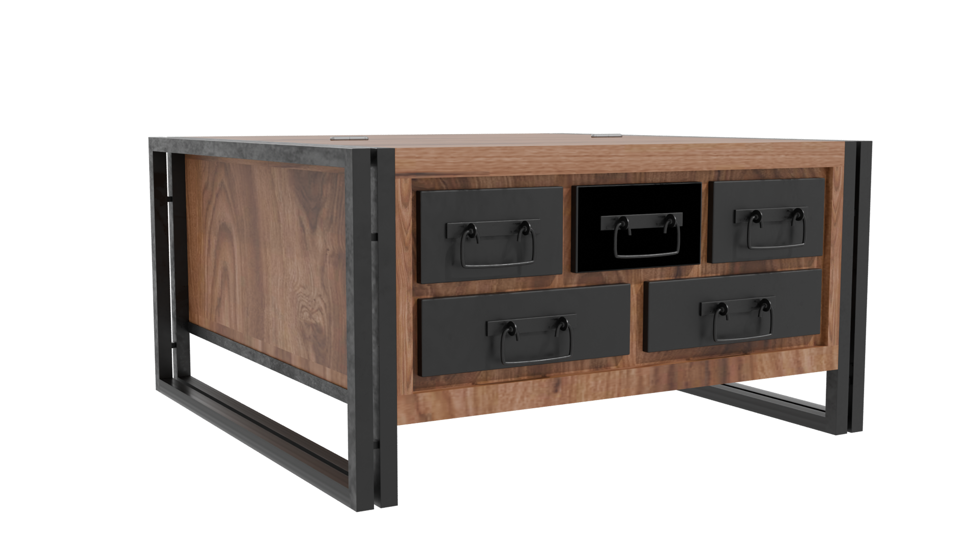 Stylish Modern Storage Table 3D - Professional 3D Model Render 10