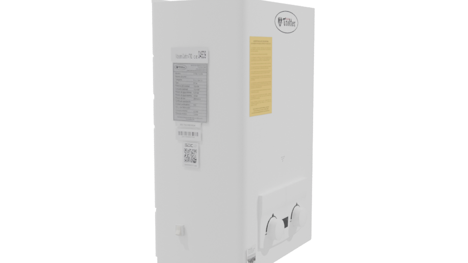 Compact Gas Boiler Model 3D - Professional 3D Model Render 9