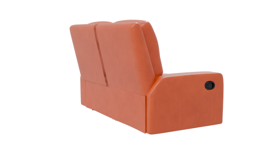 Stylish Reclining Love Seat 3D - Professional 3D Model Render 7