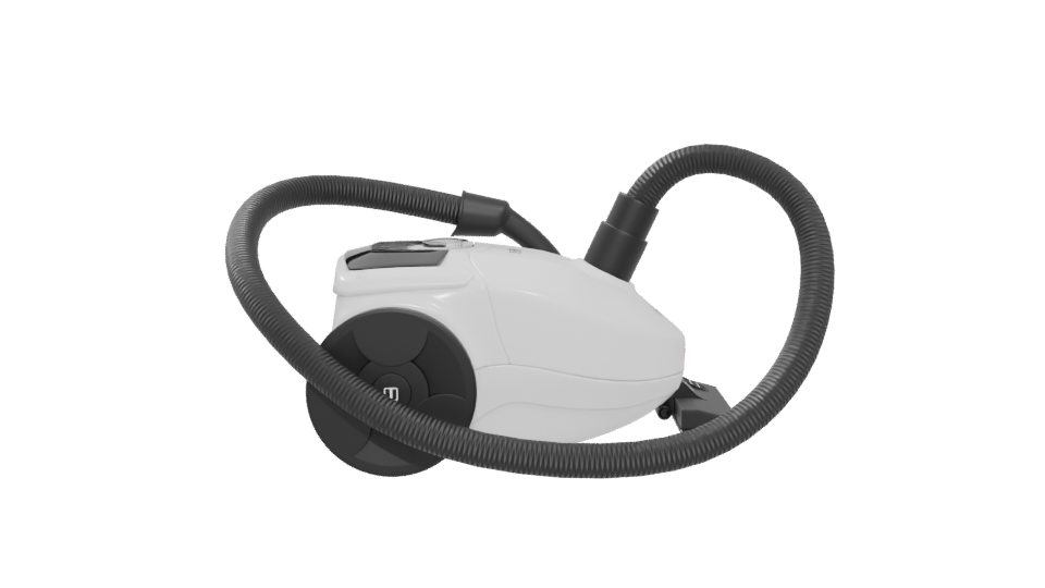 Compact Modern Vacuum Cleaner 3D - Professional 3D Model Render 5