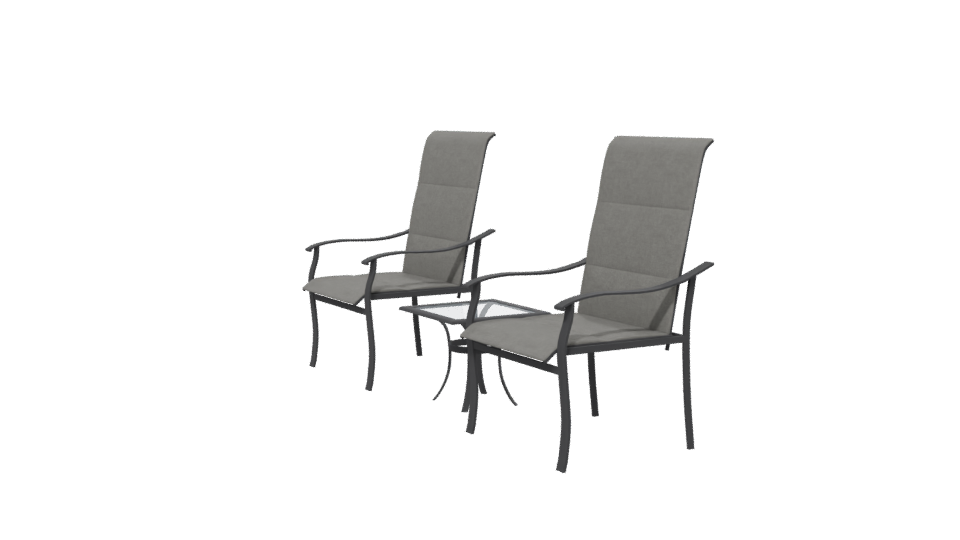 Modern Outdoor Furniture Set 3D - Professional 3D Model Render 13