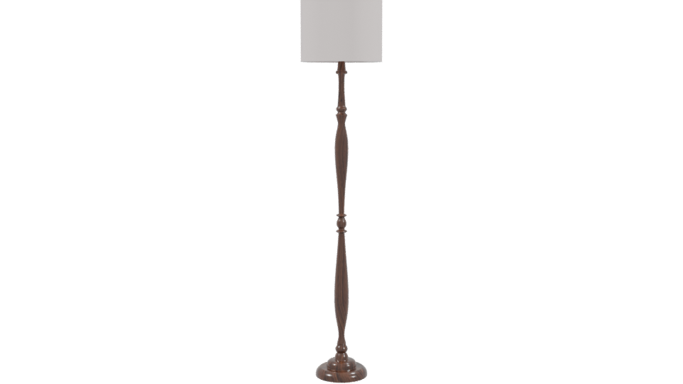 Elegant Floor Lamp 3D Model - Professional 3D Model Render 3