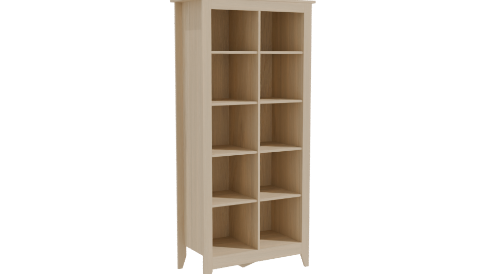 LIBRERO ESSEN R Wooden Cabinet Model - Professional 3D Model Render 10