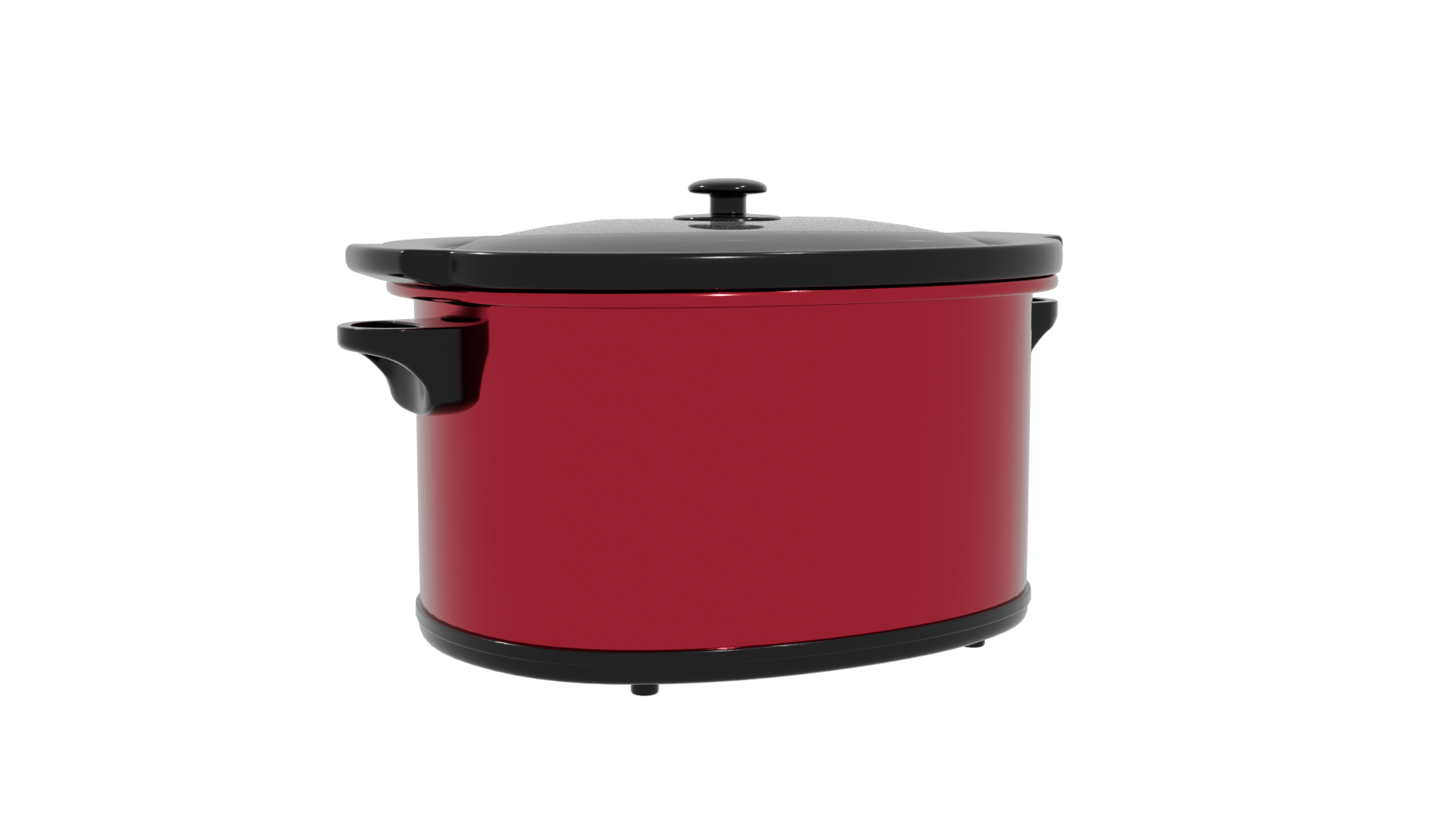 Stylish Slow Cooker Model 3D - Professional 3D Model Render 4