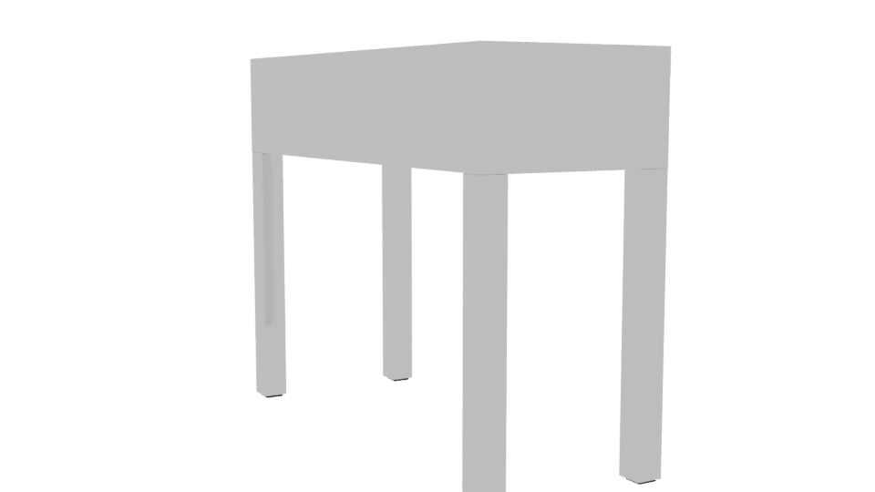 Stylish Modern Console Table - Professional 3D Model Render 7