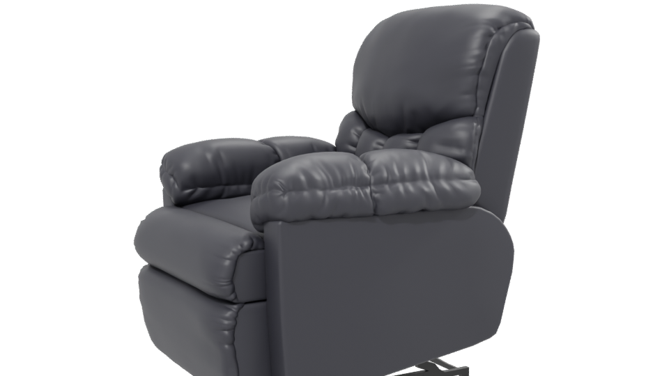 Comfortable Recliner Armchair 3D Model - Professional 3D Model Render 13