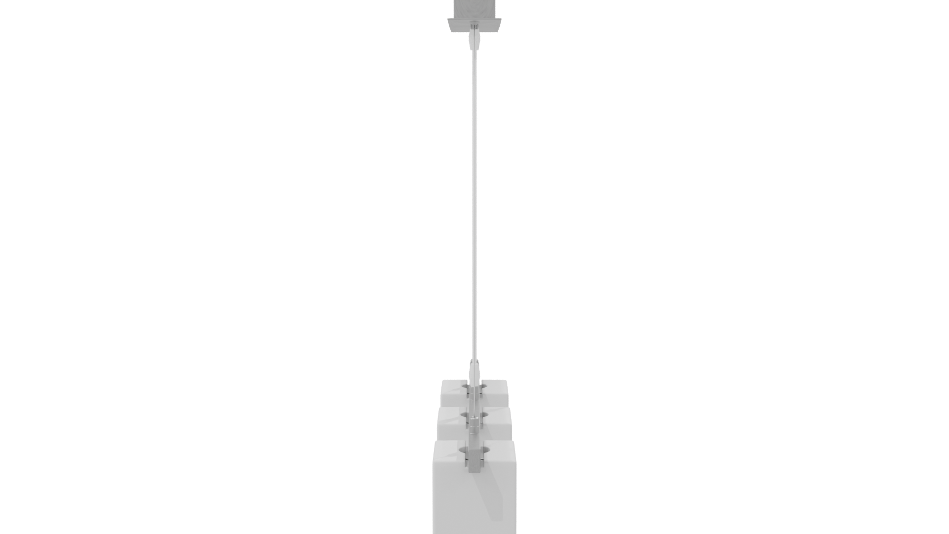 Sleek Modern Pendant Lighting 3D Model - Professional 3D Model Render 8