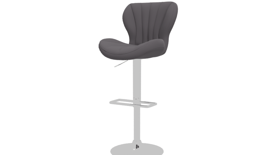 Stylish Modern Bar Stool 3D - Professional 3D Model Render 12