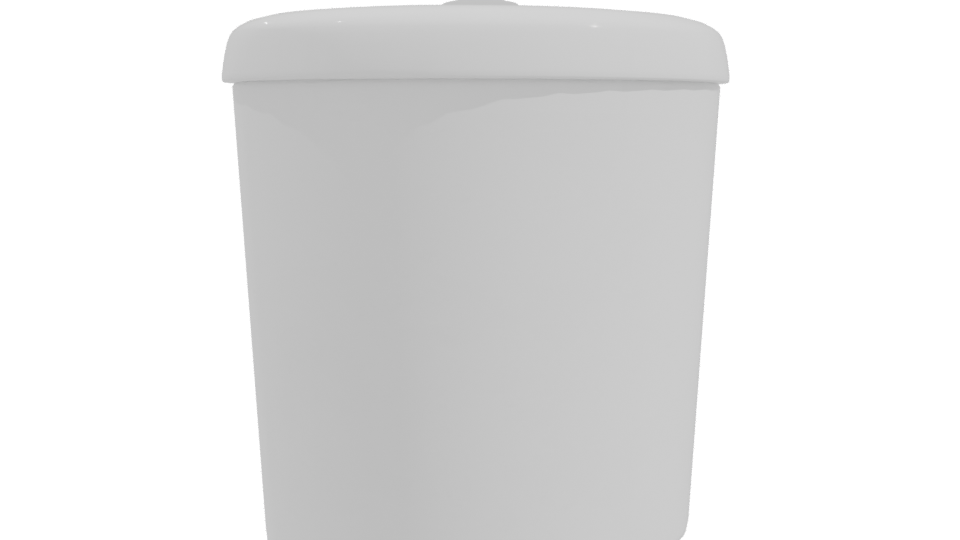 Sleek White Storage Container 3D - Professional 3D Model Render 10