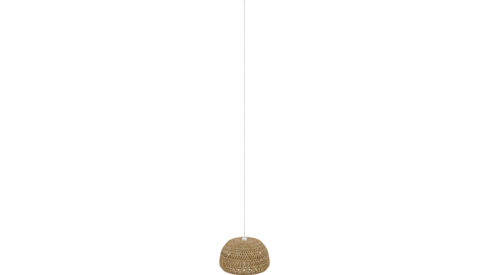 Stylish Woven Pendant Light 3D Model - Professional 3D Model Render 3