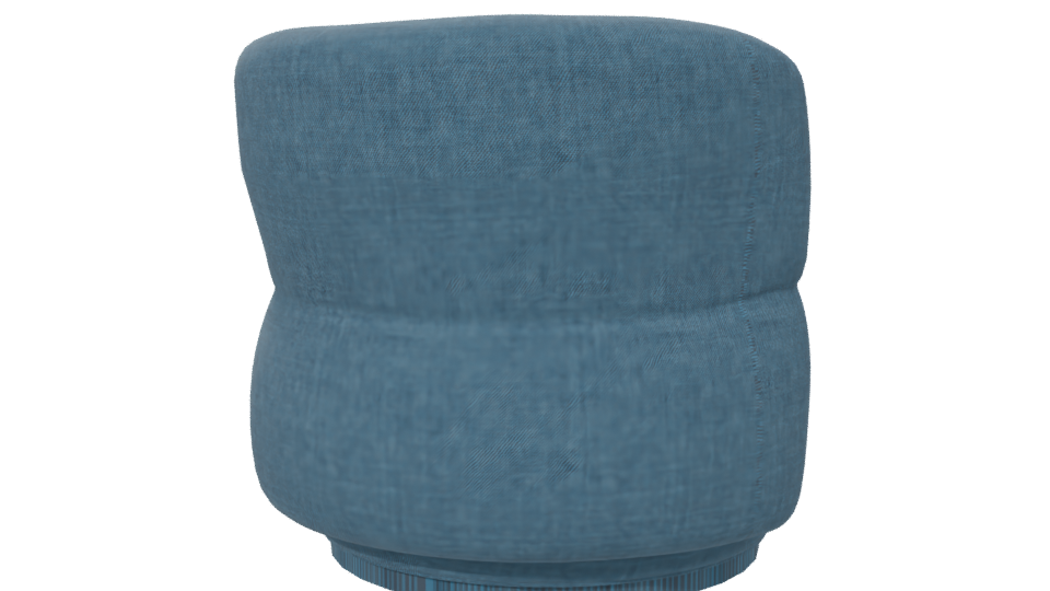 Stylish Modern Accent Chair 3D - Professional 3D Model Render 6