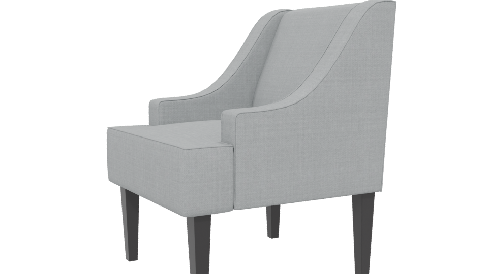Contemporary Accent Chair 3D Model - Professional 3D Model Render 13