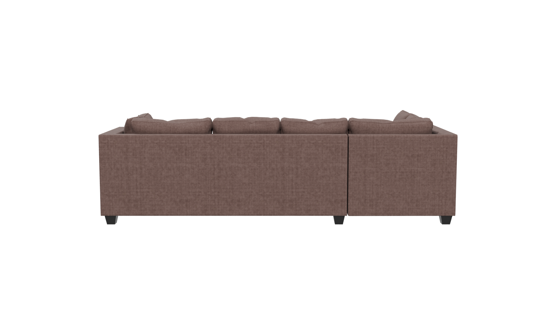Contemporary L-Shaped Fabric Sofa 3D Model - Professional 3D Model Render 5