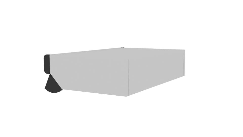 Conventional Kitchen Exhaust Hood 3D - Professional 3D Model Render 3