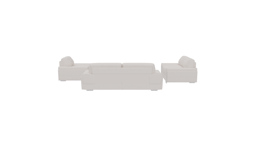Contemporary Sofa Set 3D Model - Professional 3D Model Render 5