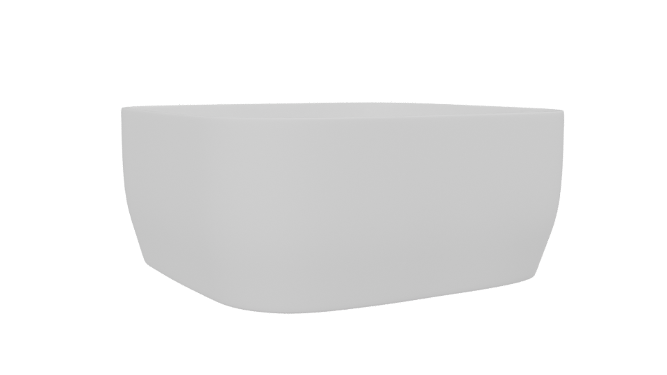 Elegant Square Bowl 3D Model - Professional 3D Model Render 13