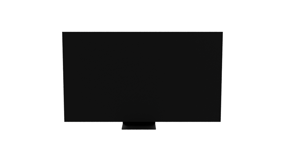 Sleek Modern Television 3D Model - Professional 3D Model Render 11