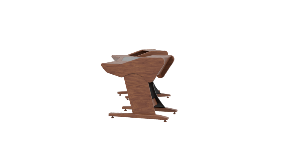 Stylish Office Desk 3D Model - Professional 3D Model Render 2