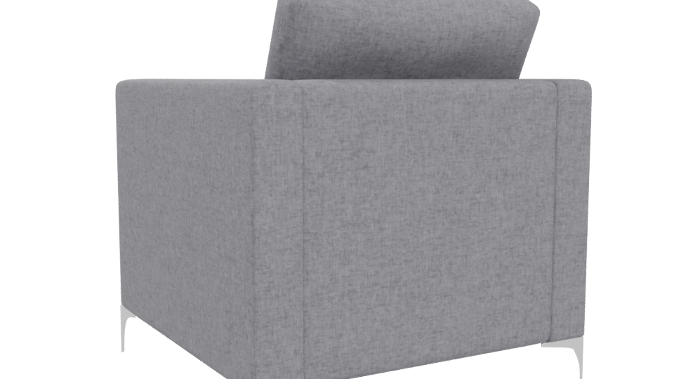 Modern Gray Sofa Marina 3D - Professional 3D Model Render 4