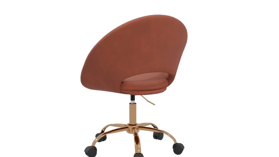 Stylish Modern Office Chair 3D - Professional 3D Model Render 4