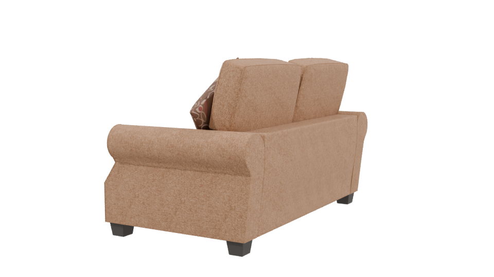 Stylish Sofa with Cushions - Professional 3D Model Render 3
