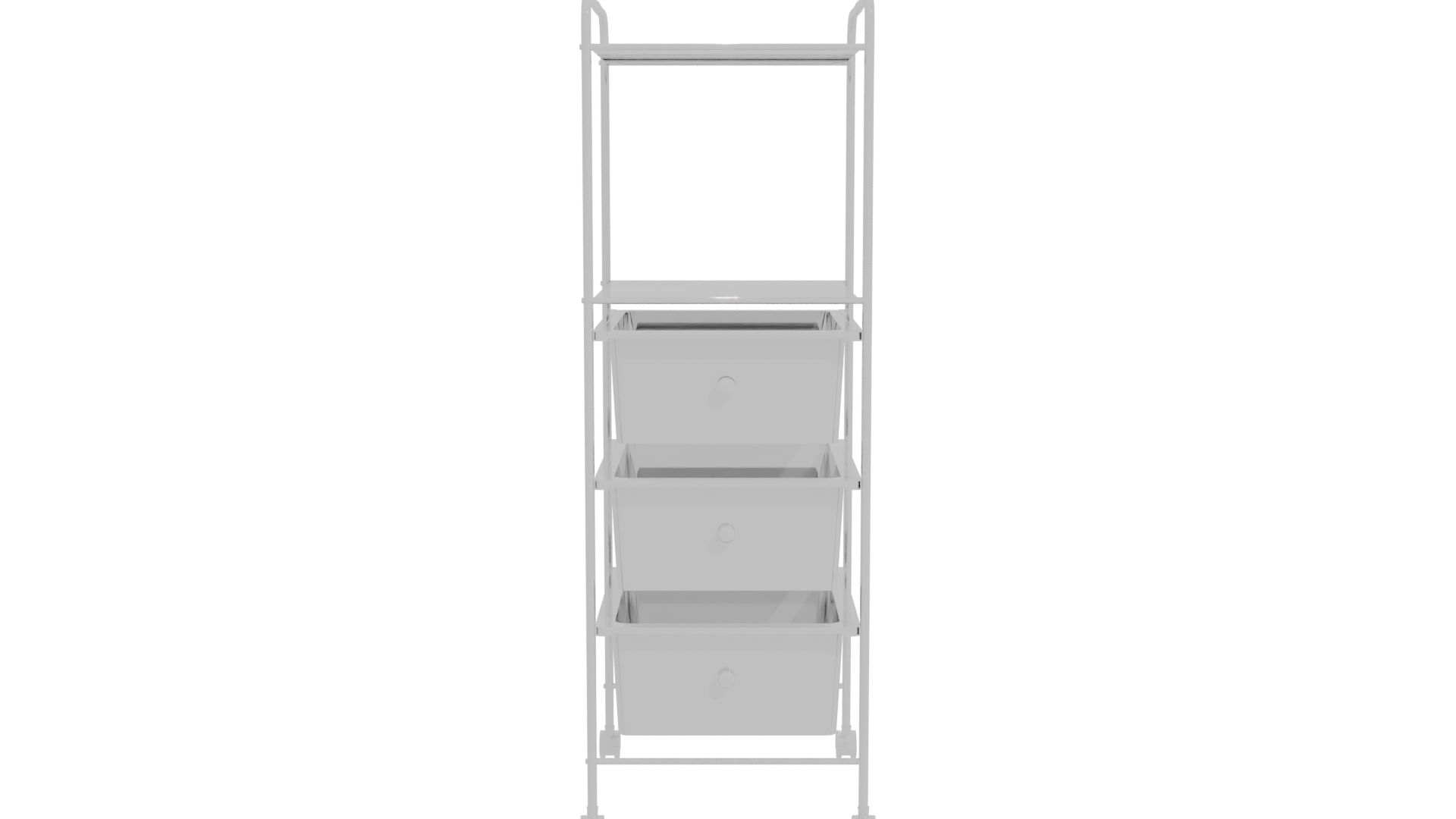 Colorful Storage Shelf Model 3D - Professional 3D Model Render 23